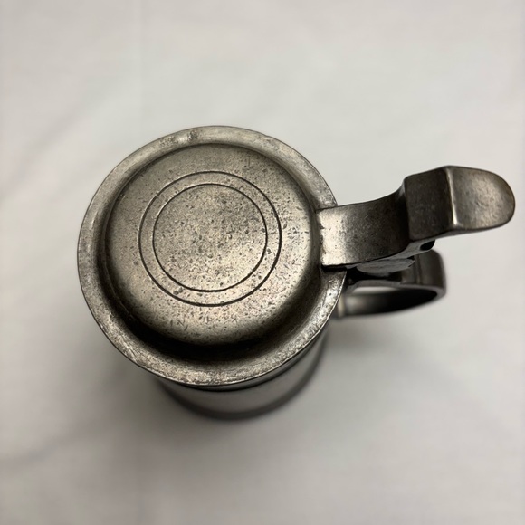 Antique German Kunstauktionshaus Günter Pewter Lidded Tankard. - Picture 6 of 11